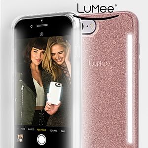 LuMee Duo Glitter iPhone 6/6s/7/8 Case